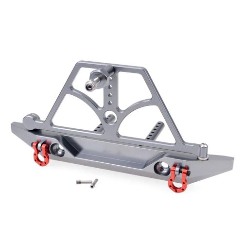 Pare-Chocs De Voiture En Alliage D'Aluminium Avec Crochet De Remorquage En Mtal, Pice De Modle Rc Pour Piste Axiale Scx10 Jeep Wrangler Mst Scx10 Ii1/10