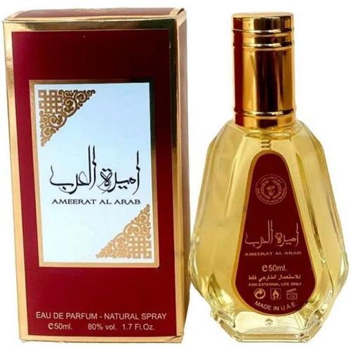 Parfum Ameerat Al Arab 50ml, Eau De Parfum Femme, Edp Fabriqu  Dubai Notes: Raisins, Orange, Rose Jasmin, Musc, Ambre