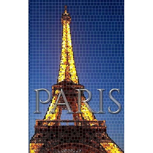 Paris Eiffel Tower Mosaic Creative Blank Journal Sir Michael Huhn Designer Edition    Format Broch 