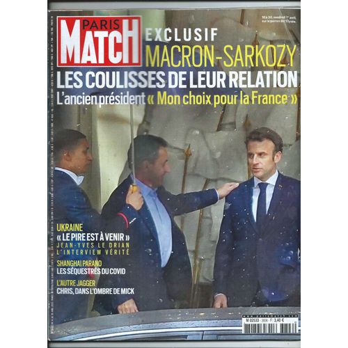 Paris Match 14/04/2022 Les Dutronc (Jacques & Thomas), Zaz, Ana Girardot, Nicolas Cage, Ludovico Einaudi, Wet Leg, Huges Aufray, Pierre Palade, Line Renaud, Emma Smet, Chris Le Frre De Mick Jagger