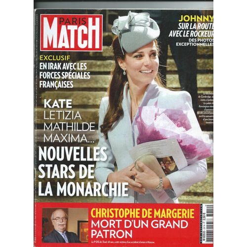 Paris Match 23/10/2014 Kate Letzia Mathile Maxima...Nouvelles Stars De La Monarchie, Paul Mc  Carthy, Jennifer Flay, Cline Sciamma, Stephen Shore, Mireille Mathieu, Johnny  Hallyday, Corneille