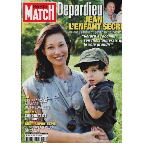 Paris Match / 31-07-2008 N3089 : Grard Depardieu / Jean Et Hlne (6p) - Richard Branson (4p)