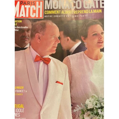 Paris Match 3875 Des 10-16 Aot 2023. Monaco Gate Comment Albert Reprend La Main. Putsch Au Niger. Jmj Au Portugal Le Pape Idole Des Jeunes. Disparition D?Emile?