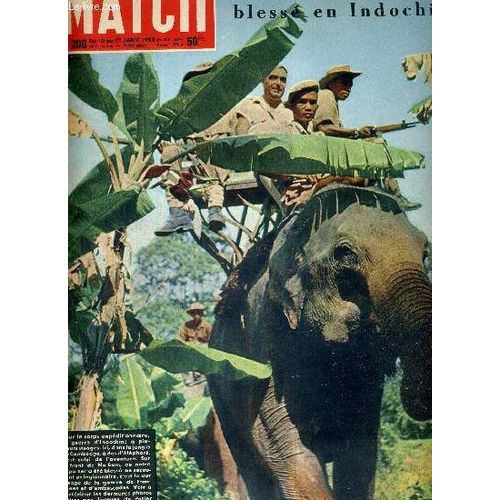 Paris Match N 200 - Dans La Jungle Du Cambodge  Dos D lphant - De Notre Envoy Spcial Jacques De Potier Bless En Indochine - Le R.P.F. A Dit Oui  Ren Mayer - Les Grands De L Auto Font Le Point(...)   de COLLECTIF 