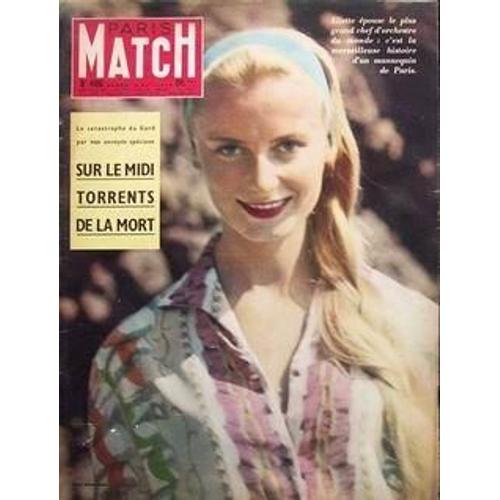 Paris Match N 496 Du 11/10/1958 - Eliette Epouse Le Plus Grand Chef D'orchestre Sur Le Midi Torrents De La Mort Eliette, Mannequin De Paris Peter Towsend L'ocAn : Revanche Sur Bombard Yul Brynner De Gaulle En Afrique Jules Verne Le Voyant Eliet...