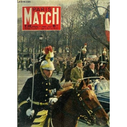 Paris Match N 510 - Jean Xxiii Sous L Oeil Du Cinmascope, Dernire Heure : Le Village Englouti, M. Coty Rentre Chez Lui, Un Inconnu Devient Le Premier Premier, C Est Le Destin Cruel Et Magnifique De(...)   de COLLECTIF 