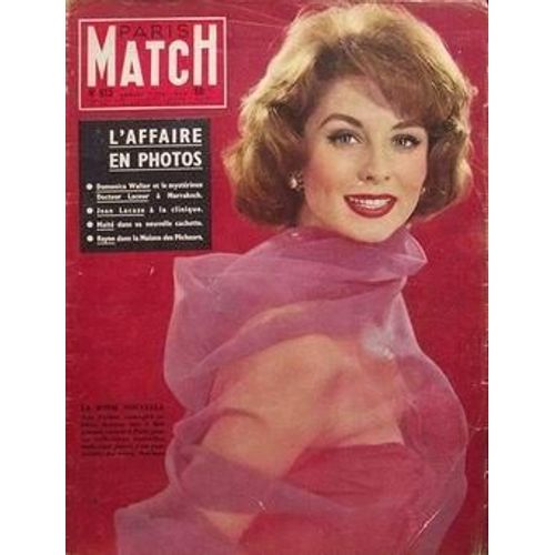 Paris Match N 513 Du 07/02/1959 - L'affaire En Photos Domenica Walter Et Le Mysterieux Docteur Lacour A Marrakech Jean Lacaze A La Clinique La Mode Nouvelle Suzy Parker L'affaire Lacaze Invitation  Monte-Carlo Roman D'une Famille Japonaise Les B...