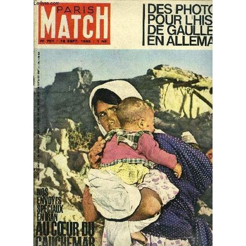 Paris Match N 701 - Qu Est Ce Qui Craque A Hollywood ?, La Conqute De L Allemagne Par Charles De Gaulle, Des Photos Pour L Histoire, Pin-Up Ou Demoiselle ? Le Mystre Cc, Bobby, Chien Fidle Refuse(...)   de COLLECTIF 