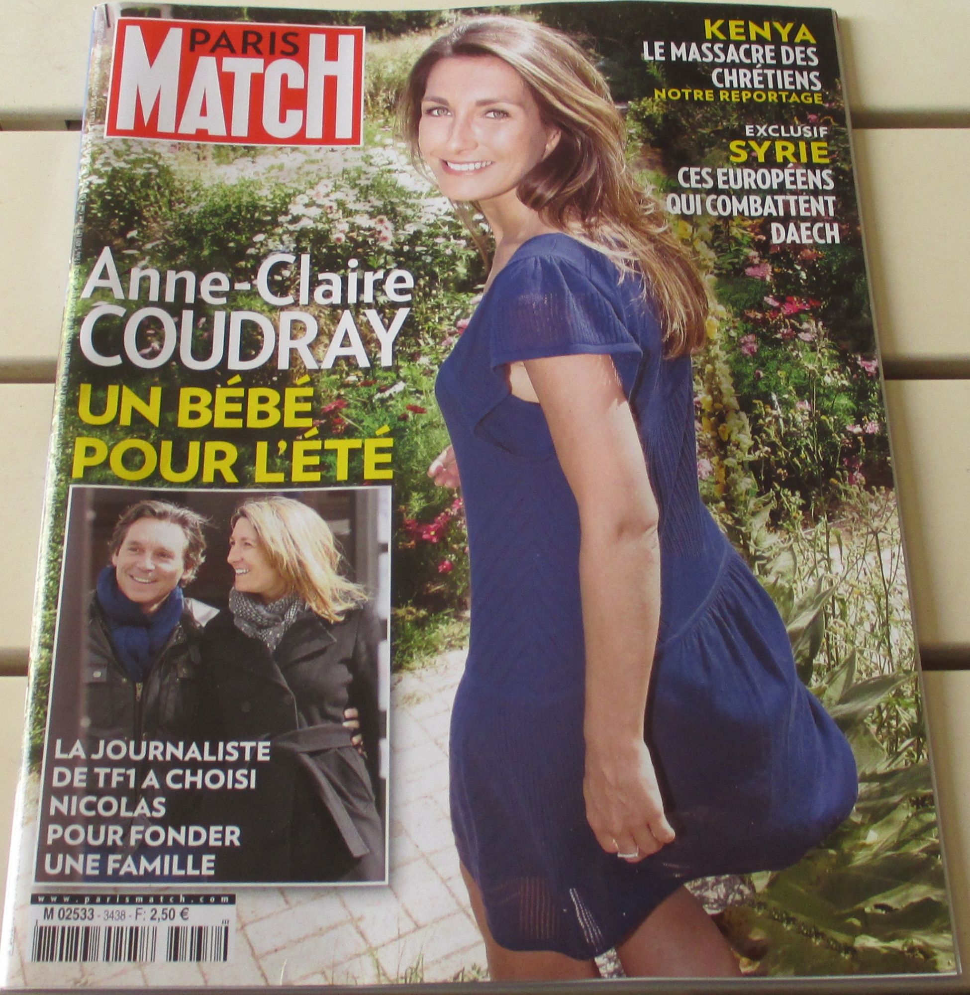 Paris Match N 3438 Du 9 Au 15 Avril 15 Kenya Syrie Anne Claire Coudray Un Bebe Pour L Ete Rakuten