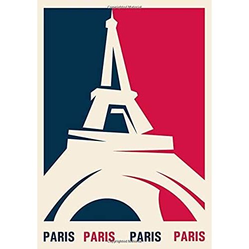 Paris: Paris Book, B5 Dotted Notebook, 7x10 Dot Grid Journal, Travelers Notebook, Diary, Planner 120 Pages, V.17   de Amara  Format Broch 
