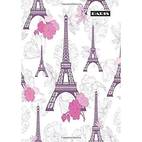 Paris: Paris Book, B5 Dotted Notebook, 7x10 Dot Grid Journal, Travelers Notebook, Diary, Planner 120 Pages, V.44   de Amara  Format Broch 