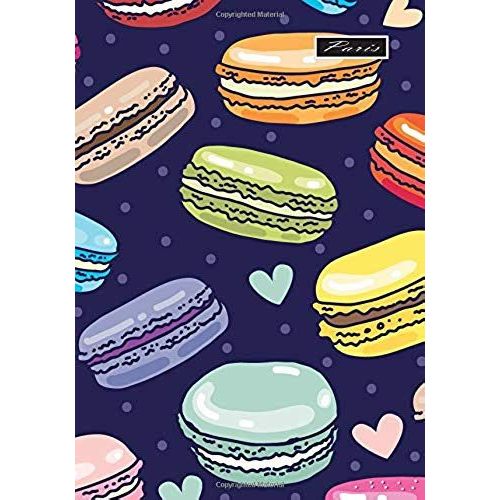 Paris: Paris Book, B5 Dotted Notebook, 7x10 Dot Grid Journal, Travelers Notebook, Diary, Planner 120 Pages, V.9   de Amara  Format Broch 