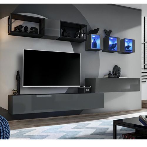 Paris Prix - Ensemble Meuble Tv Design 