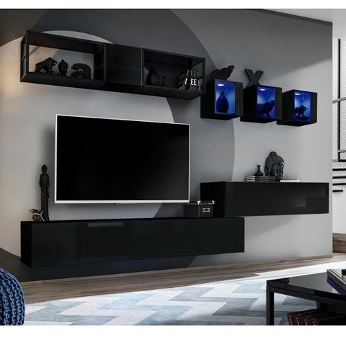 Paris Prix - Ensemble Meuble Tv Design 