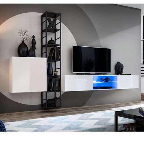 Paris Prix - Ensemble Meuble Tv Design 