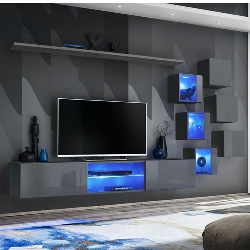 Paris Prix - Ensemble Meuble Tv Design 