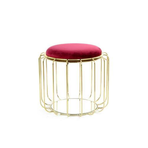 Paris Prix - Pouf & Table D'appoint 