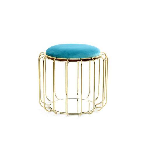 Paris Prix - Pouf & Table D'appoint 