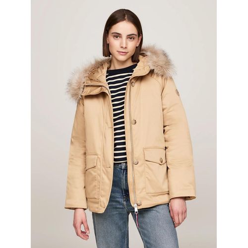 Parka Dperlante Rembourre  Capuche Padded Parka With Fur/Classic Khaki - Xl