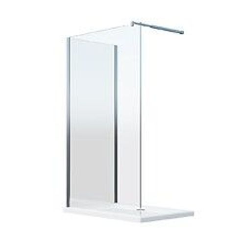 Parois De Douche De 8 Mm Type Walk-In Double Verre Angulaire R?Versible H.200 ?  68-70 + 98,5-100,5 Cm