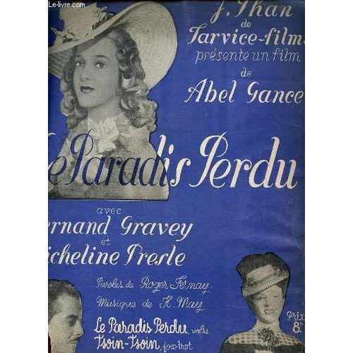 Le Paradis Perdu Valse Du Film Le Paradis Perdu. de Paroles De Roger Fernay Et Musique De Hans May
