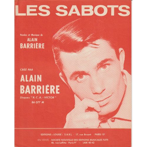Partition Alain Barrire 