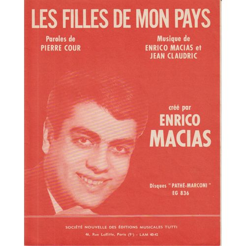 Partition Enrico Macias 