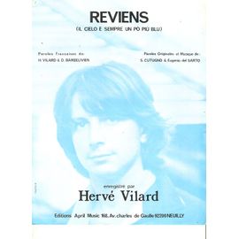 Partition Herve Vilard Reviens Partitions Song Books Rakuten