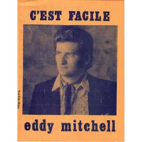 Partition Vintage - C'est Facile - Eddy Mitchell - Edition Le Rideau Rouge