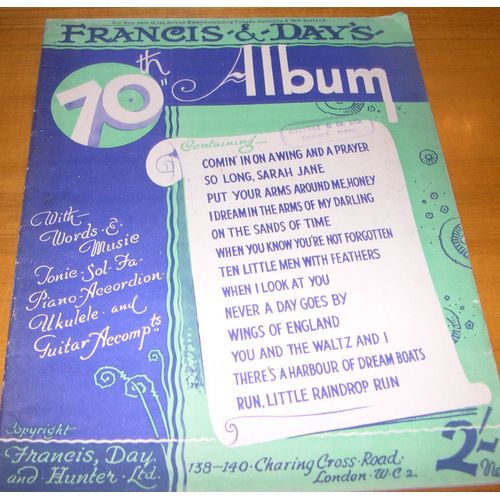 Partitions Francis & Day's Album