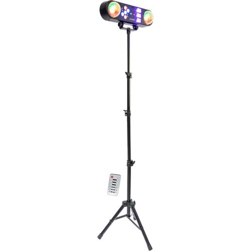 PARTY SPINLED - Support De Lumires Avec Plusieurs Effets A LED ? Astros, Wash, Strobo Et Lasers