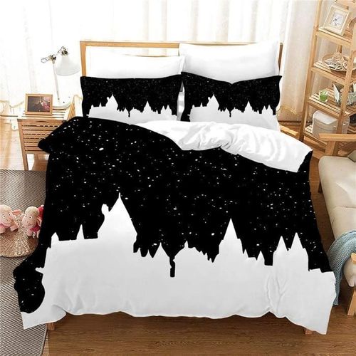 Parure De Couette Harry-Potter(200x200cm),Literie De La Chambre, Facile  Nettoyer,Cadeaux Chauds D'hiver,Garon Fille Adulte[Y1504]