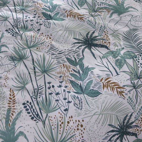 Parure De Lit Imprim Floral Coton 240x260 Cm