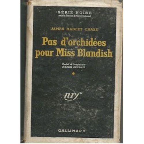 Pas D'orchides Pour Miss Blandish   de James Hadley Chase  Format Poche 