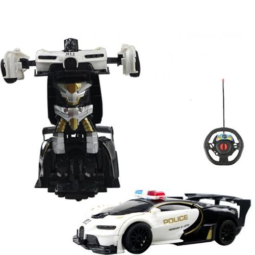 Pas d'USB - Voiture robot radiocommande 2 en 1 pour garon, Vhicule de sport et de conduite, Transformation, Dformation, Collision, Action, Tlcommande, I01