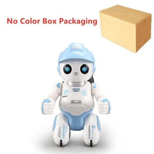 Pas de bote de couleur - Robot RC  dtection tactile, programmation intelligente, Auto dmo RC, glissade, marche, danse, chant, fonction de livraison, tlcommande infrarouge, jouet