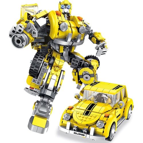 Pas De Bote Originale - Ides Techniques De Blocs De Construction De Voiture Robot  Dformation, Ensemble De Vhicules Mecha  Monter Soi-Mme, Briques  Assembler, Jouets, Cadeaux De Vacances Pour Enfants Garons