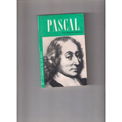 Pascal   de Charles Baudouin  Format Broch 