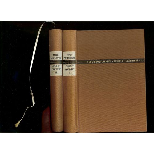 Crime Et Chtiment T1 / T2   de Fdor Dostoevski 
