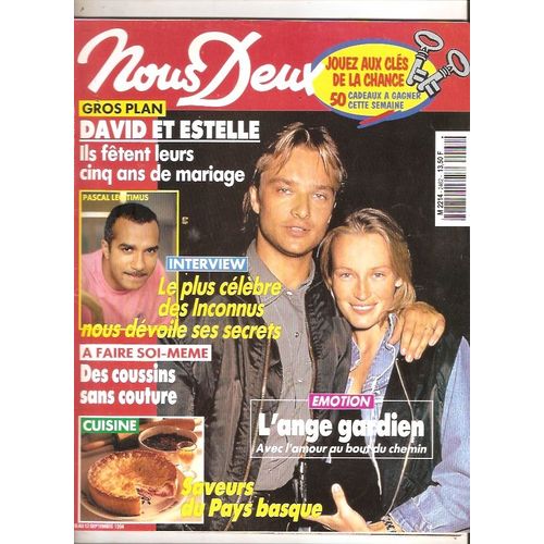 Pascal Legitimus 1p/ David Hallyday Estelle Lefebure 2p/ Articles Photos Christophe , Adamo , Charlene Tilton , Sabine Azema , Alexandra Stewart , Sylvie Joly ,  2462 