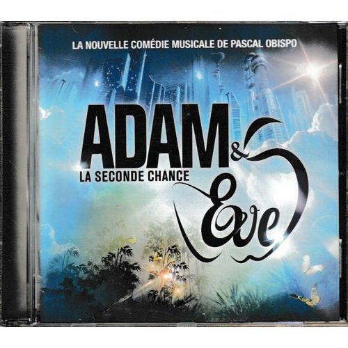 Pascal Obispo Adam & Eve La Seconde Chance. 1cd Compilation De 16 Tracks. (P) 2011 Atletico Records Polydor.  Universal Music France Scpp. Made In E.U. 1re Edition Jewel Case Clear. Cd Rare.