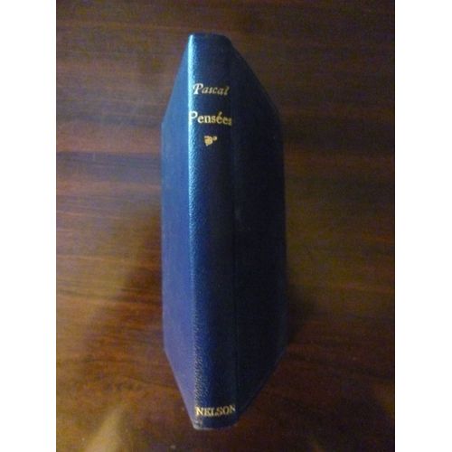 Pascal - Penses (Nelson diteurs)   de Blaise Pascal 