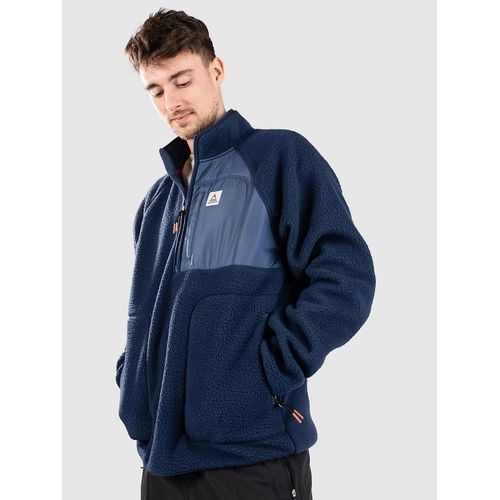 Passenger Offgrid 2.0 Zip 1/2 Recycled Veste Sherpa Bleu