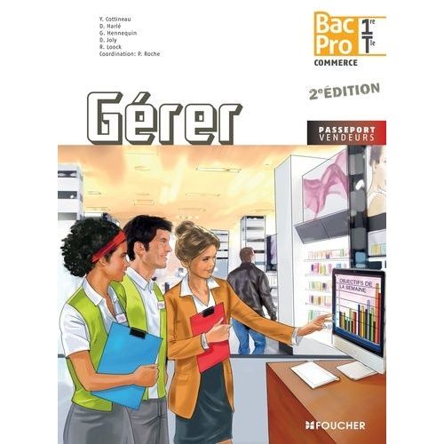Grer 1e - Tle Bac Pro Commerce   de Roche Pascal  Format Broch 