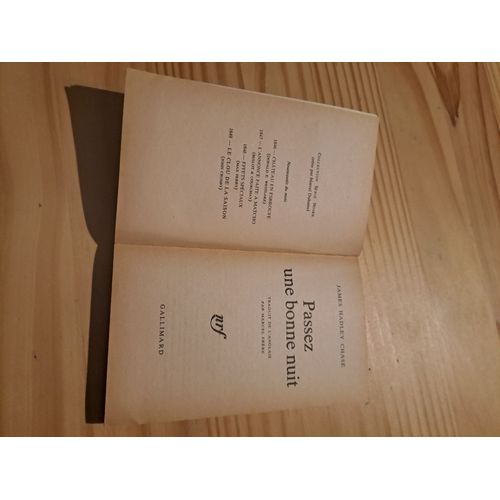 Passez Une Bonne Nuit   de James hadley chase 
