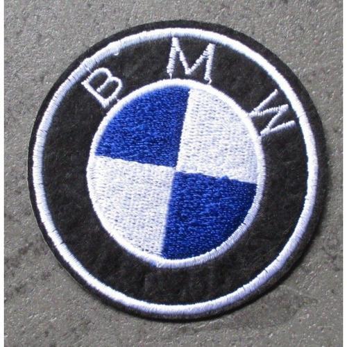 Patch 7.5cm Bmw Logo Rond cusson Thermocollant Voiture Moto