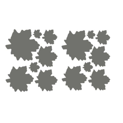 Patch De Rparation Autocollant Feuille D'rable, Doudoune, Tissu, 10 Pices Gris