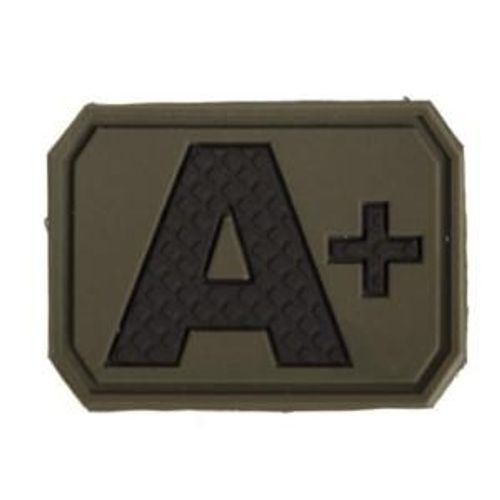 Patch / Ecusson 3d Pvc Scratch Groupe Sanguin A+ Pos Positif Vert Kza-E-S-1219/ 16831101