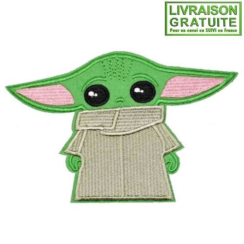 Patch cusson Star Wars Grogu Mandalorian Bb Yoda (Rf 1) - Thermocollant