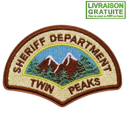 Patch cusson Twin Peaks Sheriff Department David Lynch - Thermocollant
